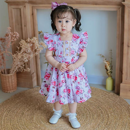 Amelia Floral Dress - LeeyaRose