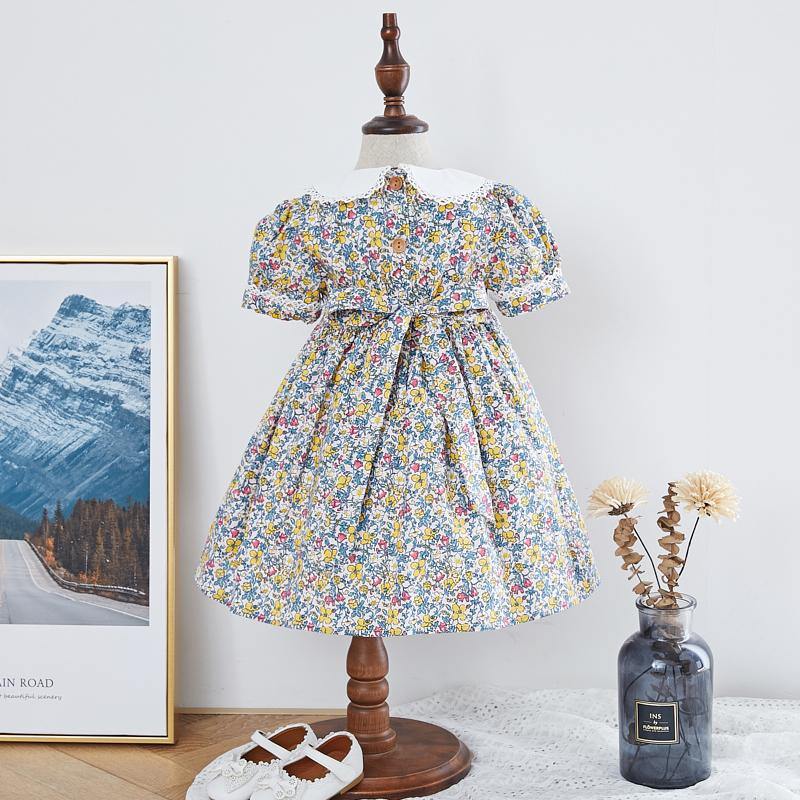 Chloe - Floral Smocked Dress - LeeyaRose