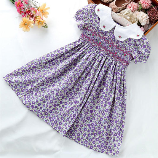 Evelyn Smocked Dress - LeeyaRose