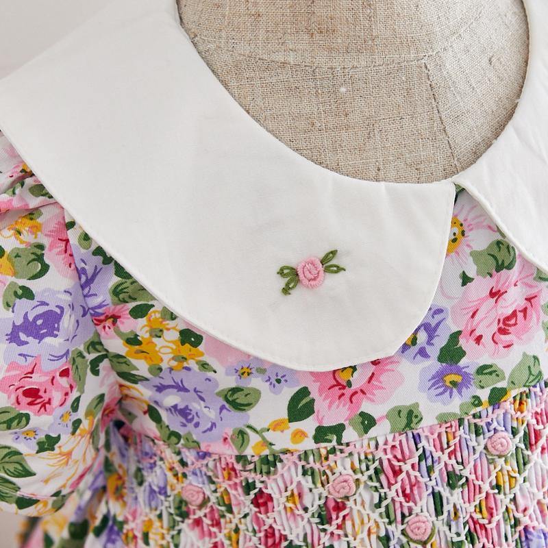 Isla - Floral Smocked Dress - LeeyaRose