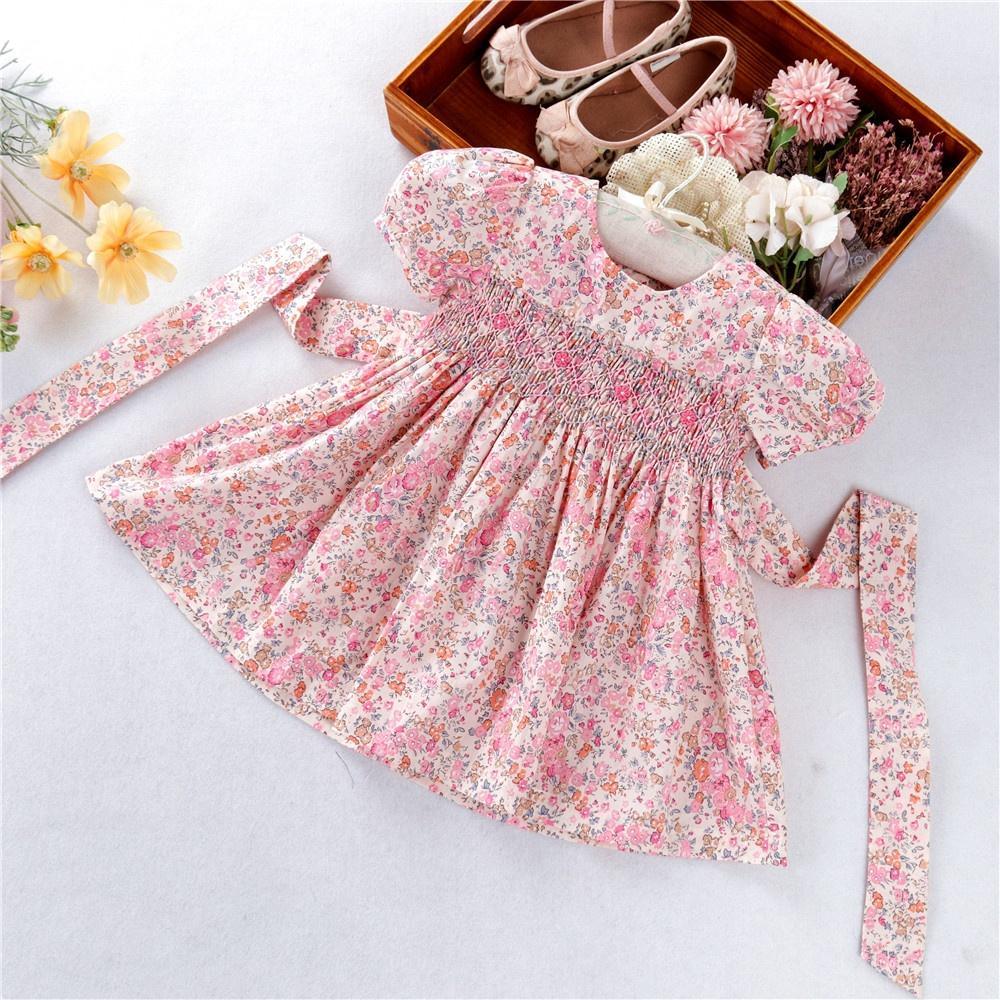 Olivia Smocked Dress - LeeyaRose