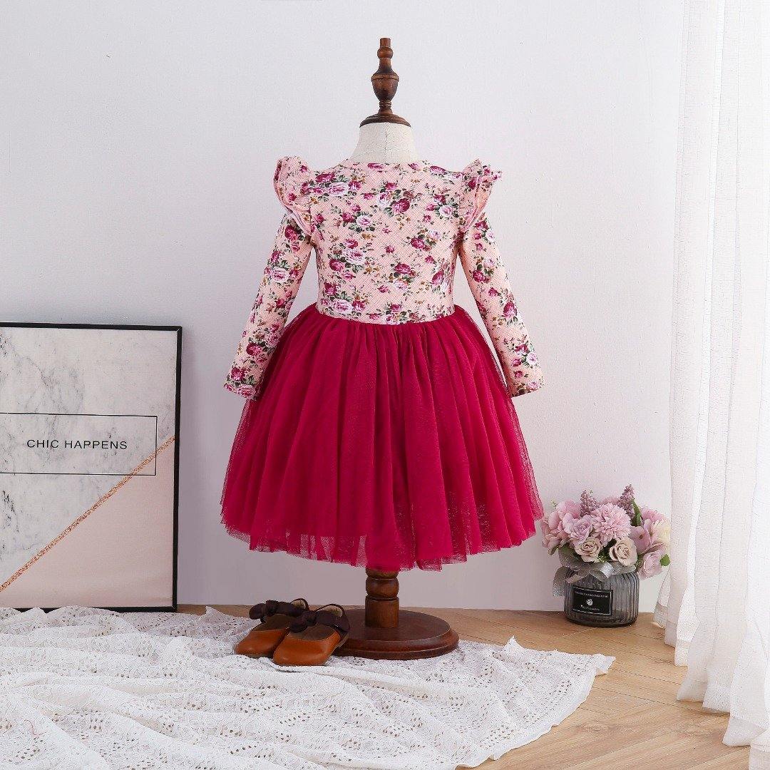 Red Rose Tutu Dress - LeeyaRose