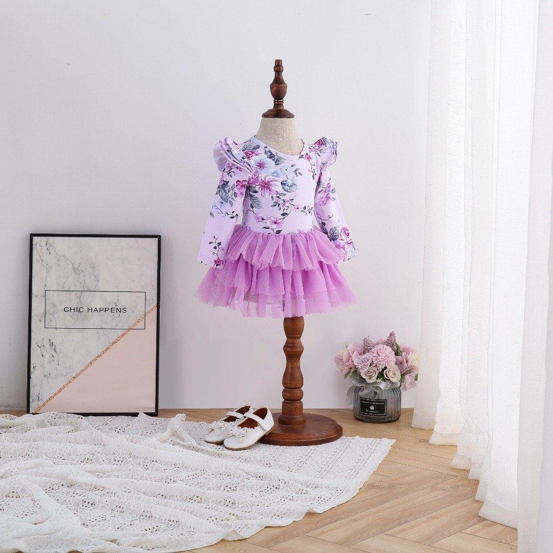 Pink Rose Tutu Romper - LeeyaRose