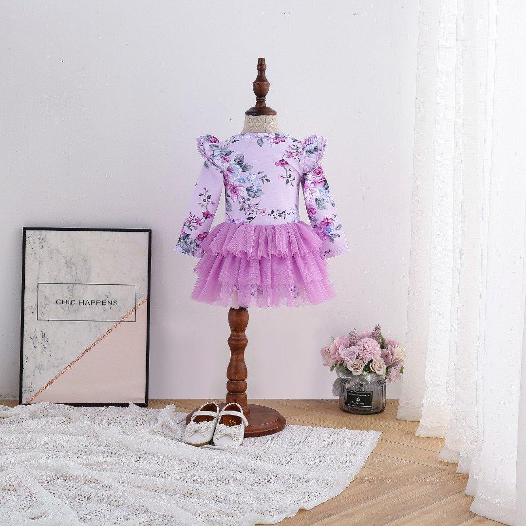 Pink Rose Tutu Romper - LeeyaRose