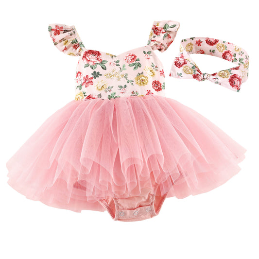 Peony Rose Tutu Romper