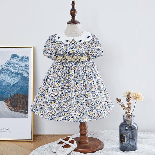 Zoe - Floral Smocked Dress - LeeyaRose